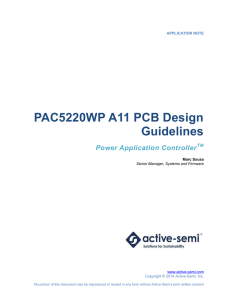 PAC5220WP A11 PCB Design Guidelines - Active-Semi