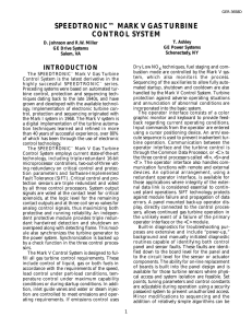SPEEDTRONIC Mark V Gas Turbine Control System