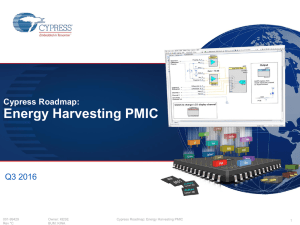 Energy Harvesting PMIC