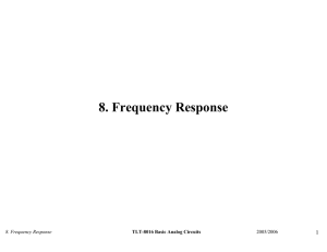 8. Frequency Response