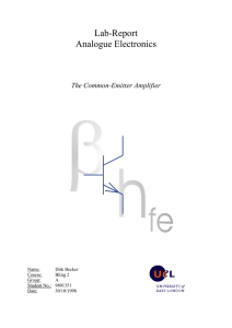 Common Emitter Amp