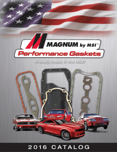 Magnum Gaskets Performance Engine Parts Catalog