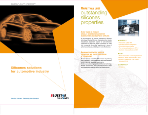 Silicones Solutions for Automotive Industry