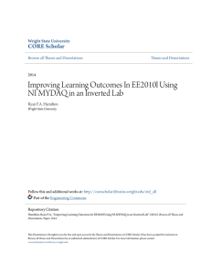 Improving Learning Outcomes In EE2010l Using NI