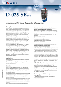 A-D 025 SB Self Contained Waste Water Combination Air