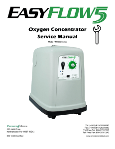 Oxygen Concentrator Service Manual