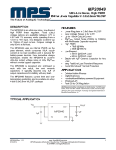 MP20049 - Monolithic Power System
