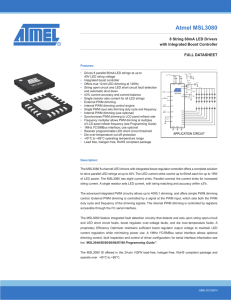 MSL3080 DataSheet