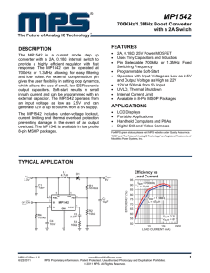 MP1542 - Monolithic Power System