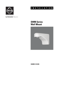 SWM Series Wall Mount - Surveillance