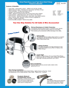 PDF Nickel Plated Brass Liquid Tight Strain Relief Fittings