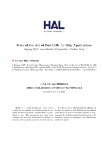 State of the Art of Fuel Cells for Ship Applications