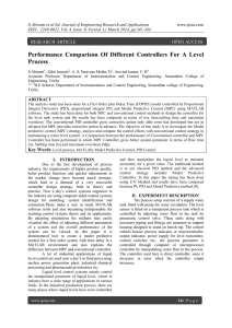 Performance Comparison Of Different Controllers For A