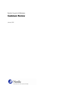 Cadmium Review - World Health Organization