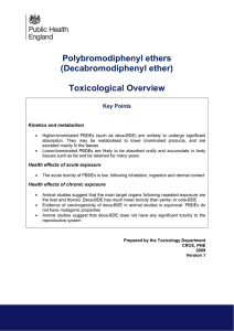Toxicological Overview