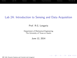 Lab 2A: Introduction to Sensing and Data Acquisition