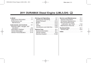 2011 DURAMAX Diesel Engine