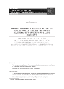Control system of wheel slide protection devices for rail vehicles