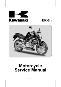 Kawasaki ER6n Service Manual