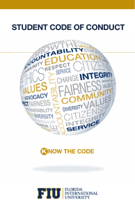 student code of conduct - Division of Student Affairs | Florida