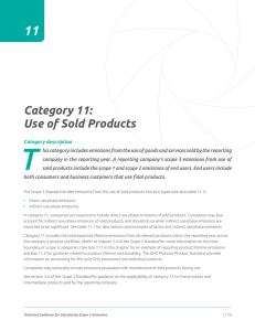 Category 11: Use of Sold Products