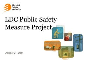 OEB LDC Public Safety Metrics Project