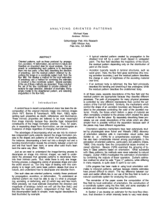 Analyzing Oriented Patterns