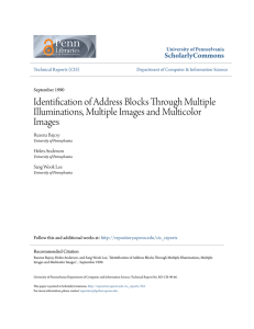 Identification of Address Blocks Through Multiple Illuminations