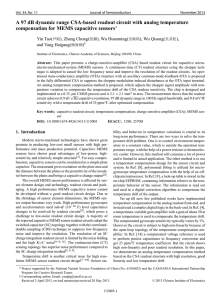 A 97 dB dynamic range CSA-based readout circuit with analog