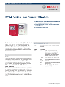 ST24 Series Low‑Current Strobes