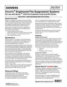 6601: Sinorix Engineered Fire Suppression
