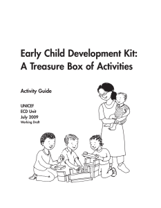 Early Child Development Kit: A Treasure Box of Activities