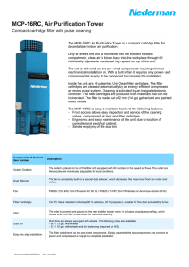 Air Purification Tower Technical Leaflet