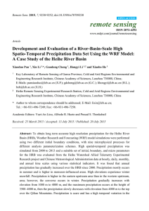 Development and Evaluation of a River-Basin