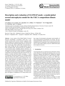 Description and evaluation of GLOMAP