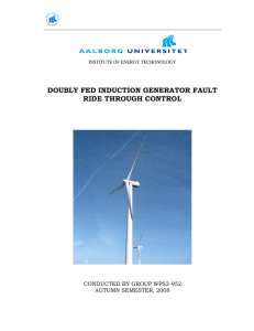 doubly fed induction generator fault ride through control