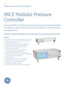 PACE Pneumatic Pressure Controller