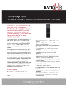 Connecting What`s Next Flexiva™ High Power