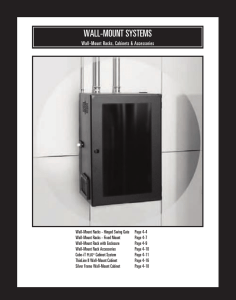 cpi 2014 catalog: section 4 wall-mount systems