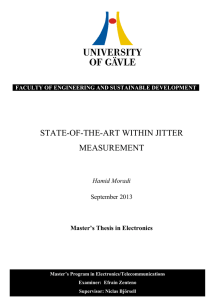 state-of-the-art within jitter measurement