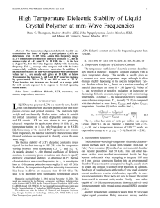 High Temperature Dielectric Stability ofLiquid