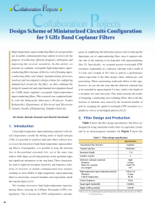 Design Scheme of Miniaturized Circuits Configuration for 5 GHz