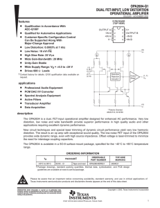 OPA2604-Q1 - Texas Instruments
