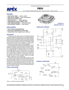 PB50 - Apex Microtechnology