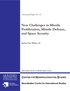 New Challenges in Missile Proliferation, Missile Defense