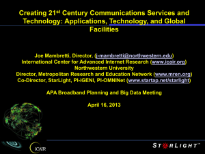 Creating 21st Century Communications Services and Technology