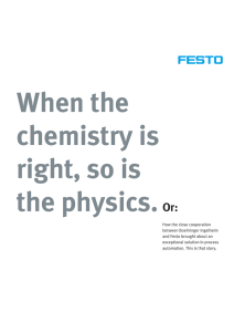 When the chemistry is right, so is the physics