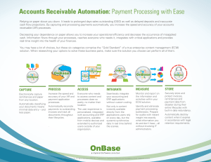 Accounts Receivable Automation: Payment