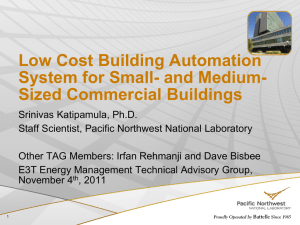 Low Cost Building Automation System for Small and Medium Sized