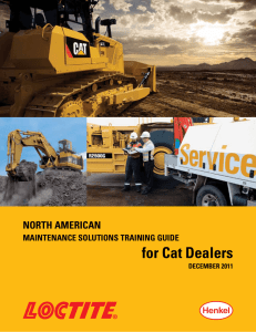 Maintenance Solutions Training Guide For Cat Dealers